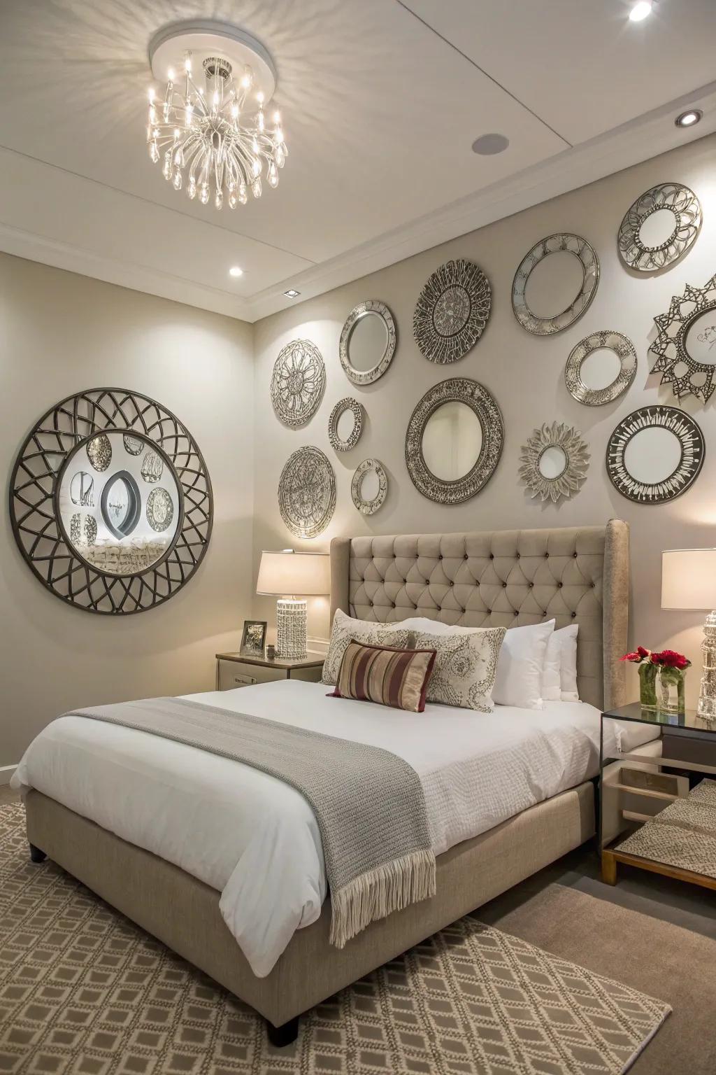 Reflective surfaces have the potential to amplify light and space.