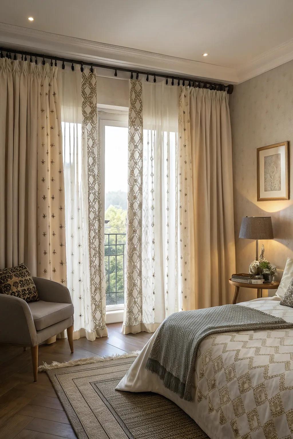 Bistro lengths proffer a trendy and utilitarian window resolution.