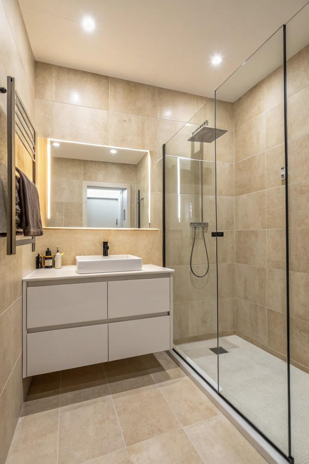 Minimalist design maximizes peace and simplicity.