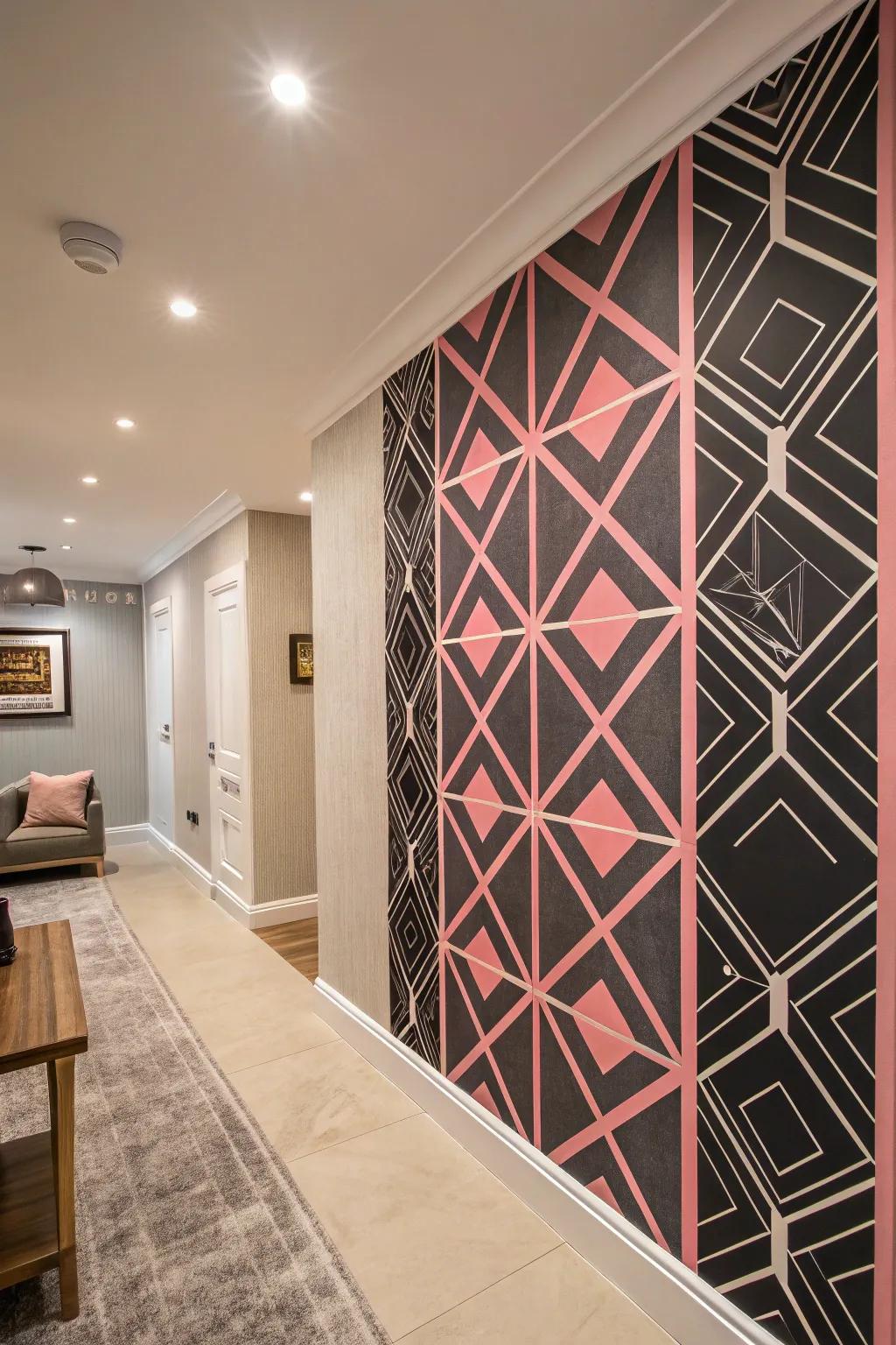 Figured patterns fill the area with vitality and movement.