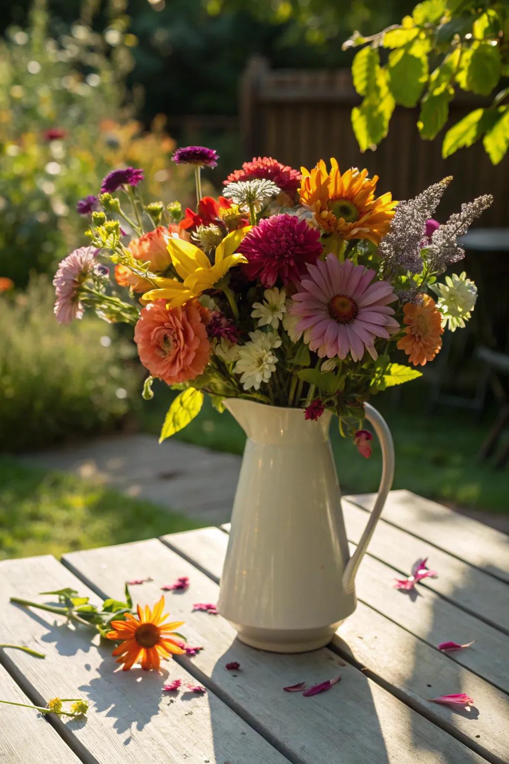 Garden bouquets are as personal as they are beautiful.