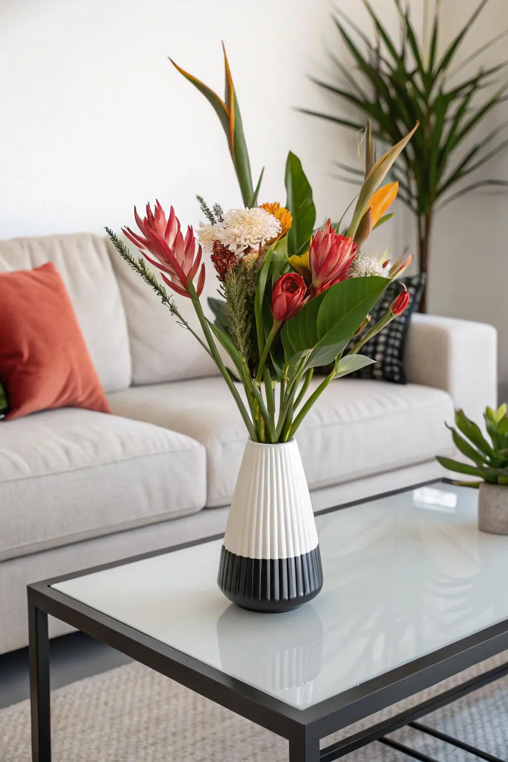 Simple arrangement displaying a simple grace.