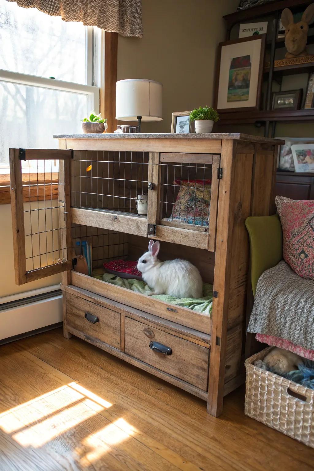 Reinvented furnishings can originate an extraordinary and chic bunny residence.