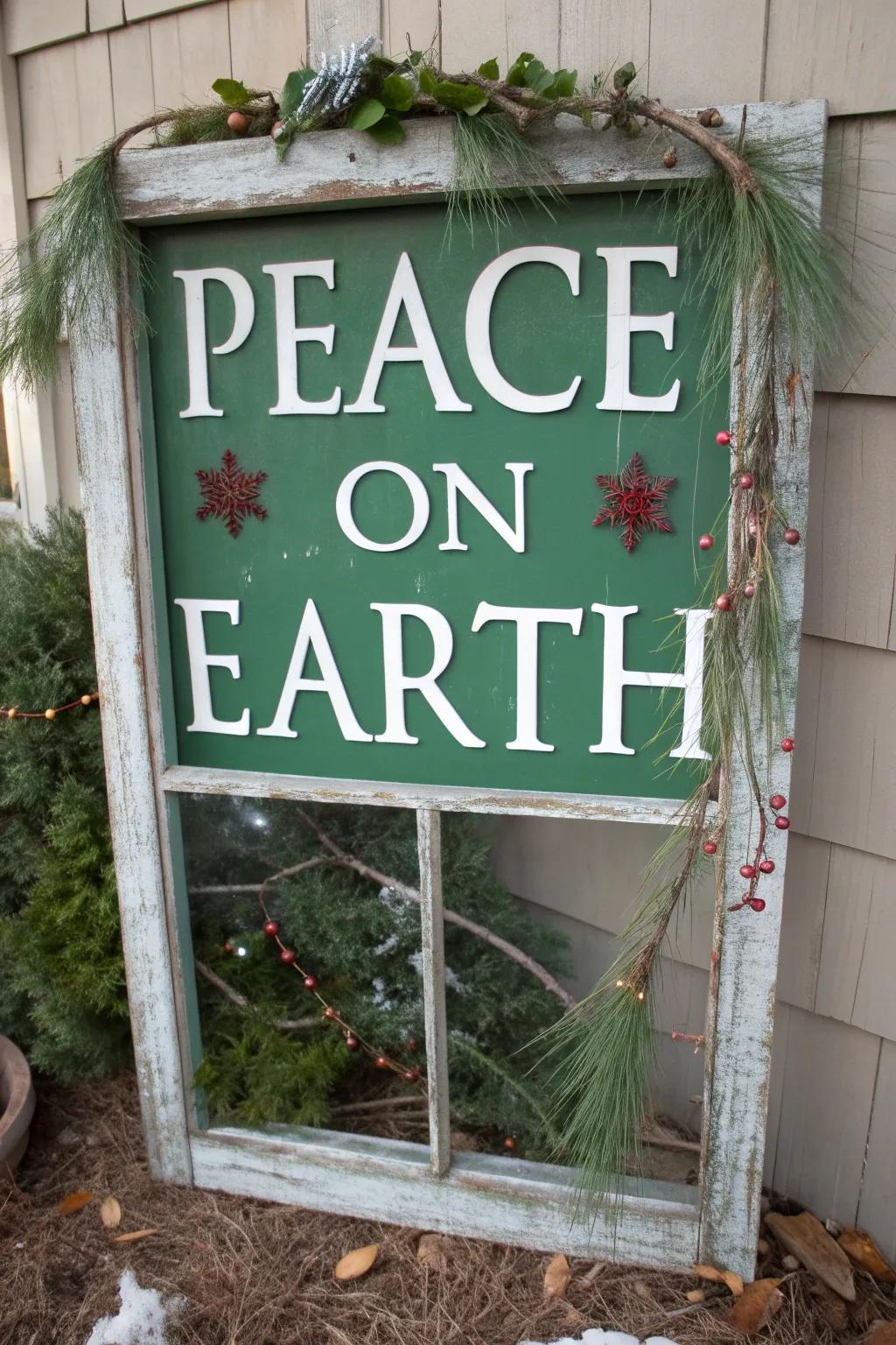 Proceed ecologically with an eco-conscious Christmas notice.