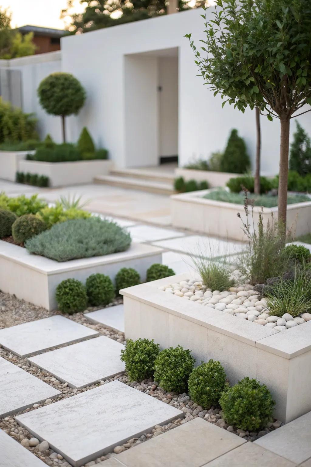 Simple design highlights ease and grace.