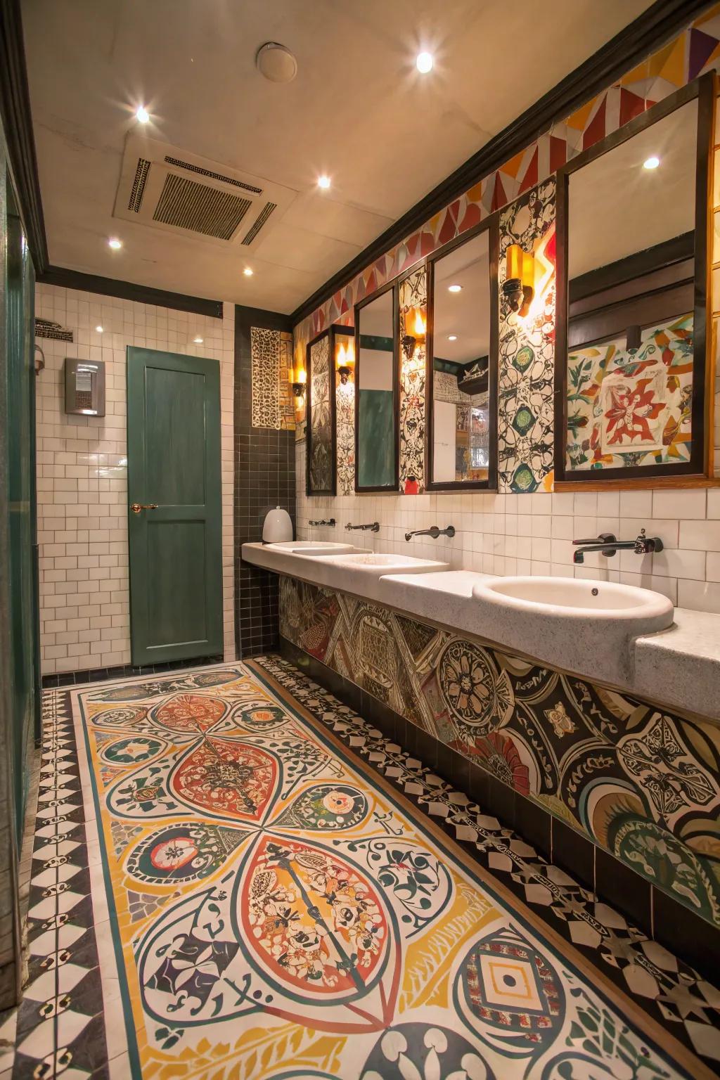 Introduce texture and interest with extraordinary tiles.