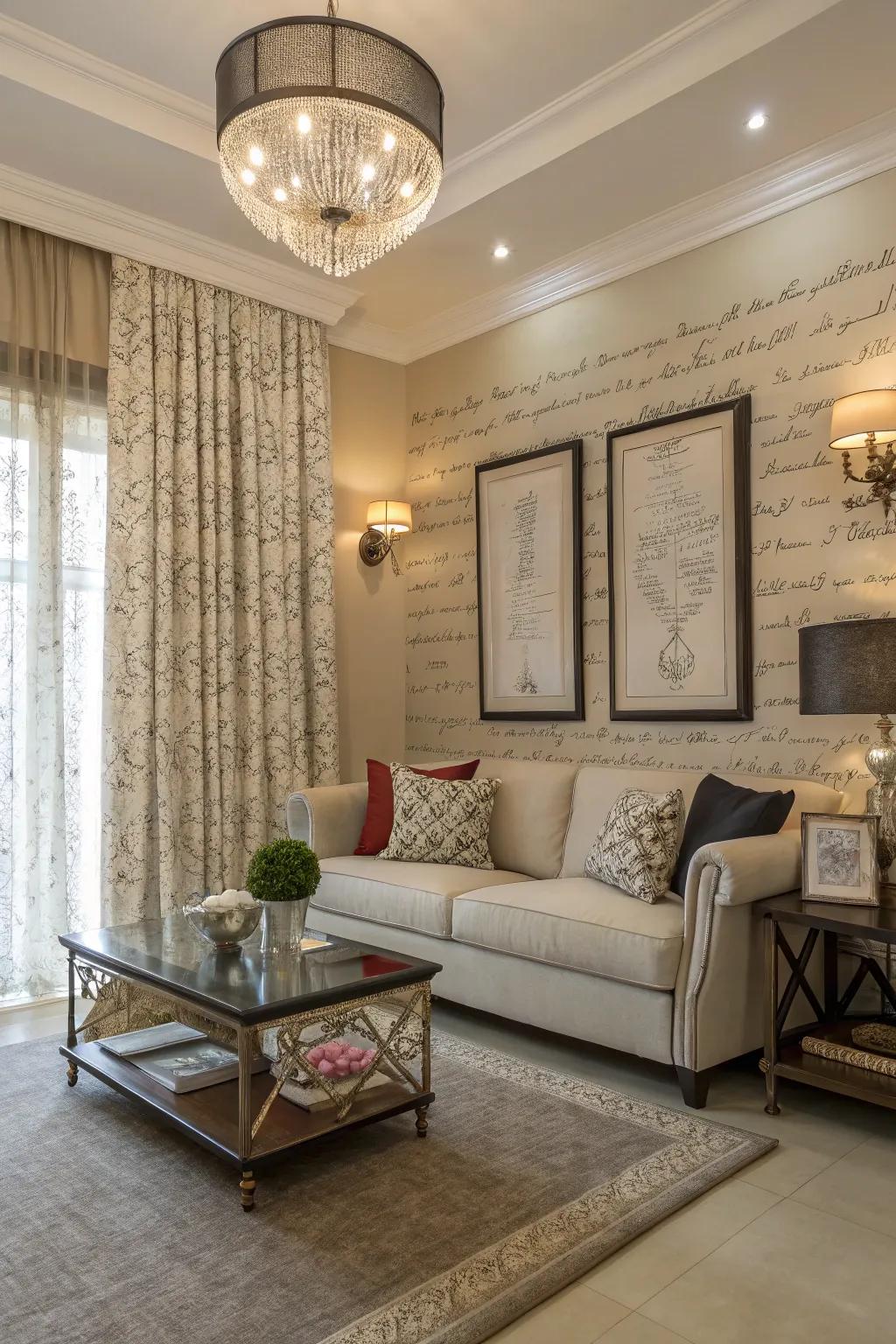 Print drapes deliver a personal, artistic element to your home.