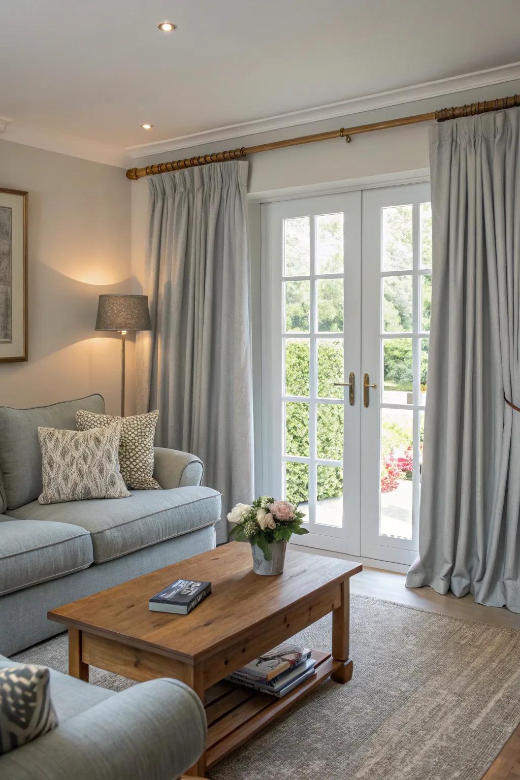 Coordinated decor creates room harmony.
