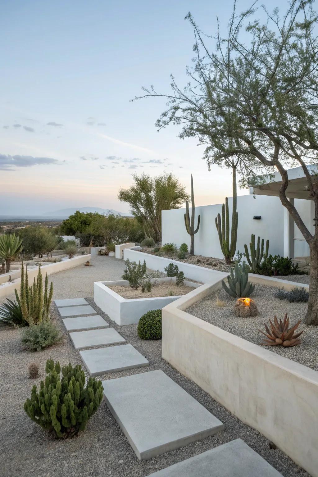 A simple design shows off the desert's natural beauty.