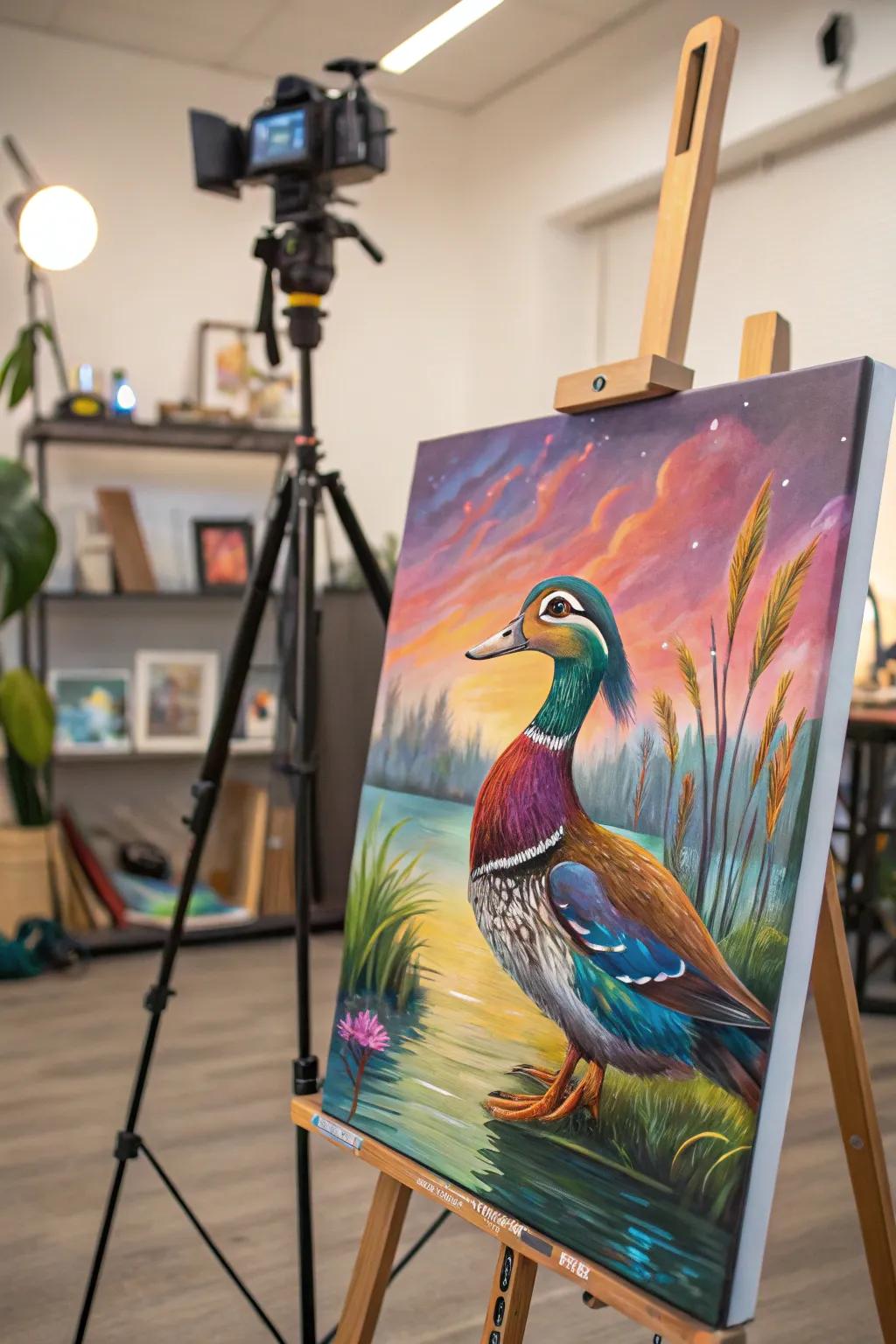 Stylized fantasy waterfowl encourage inventiveness and imagination.