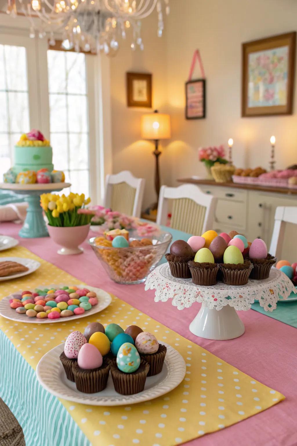 Edible touches adding a playful and luscious twist.