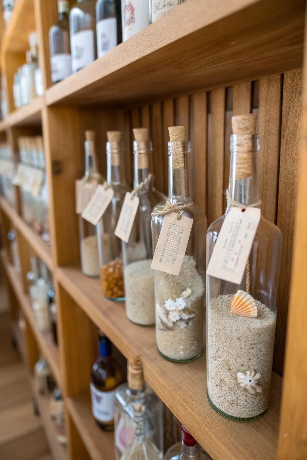 Preserve reminiscences creatively with communication-within-a-container keepsakes.