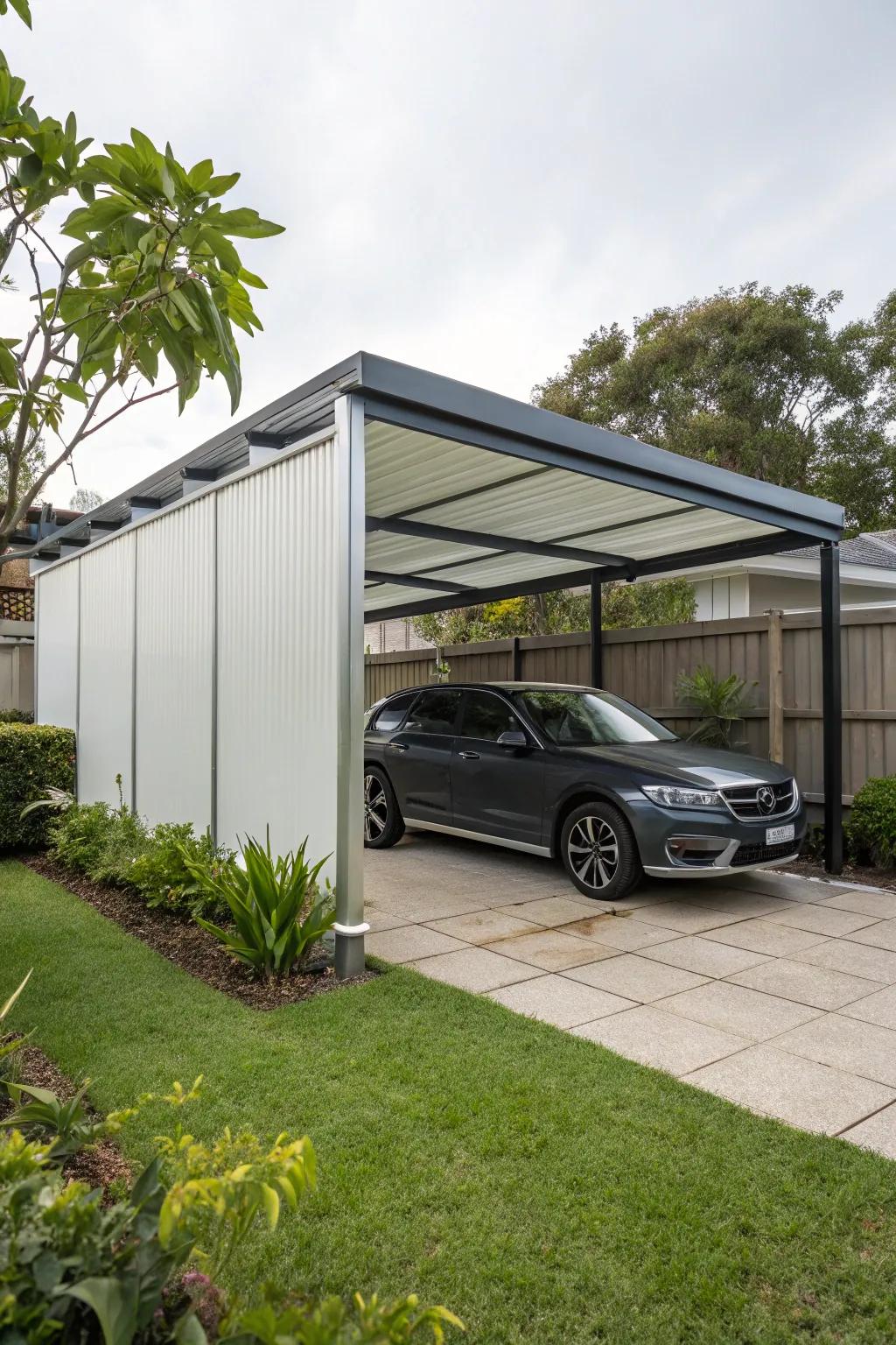 Uncover elegant yet budget-friendly solutions for enclosing your carport.