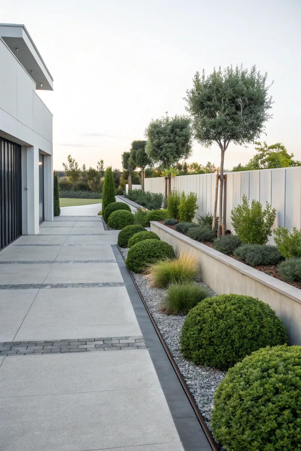 Modern minimalism offers a sleek and stylish appearance.