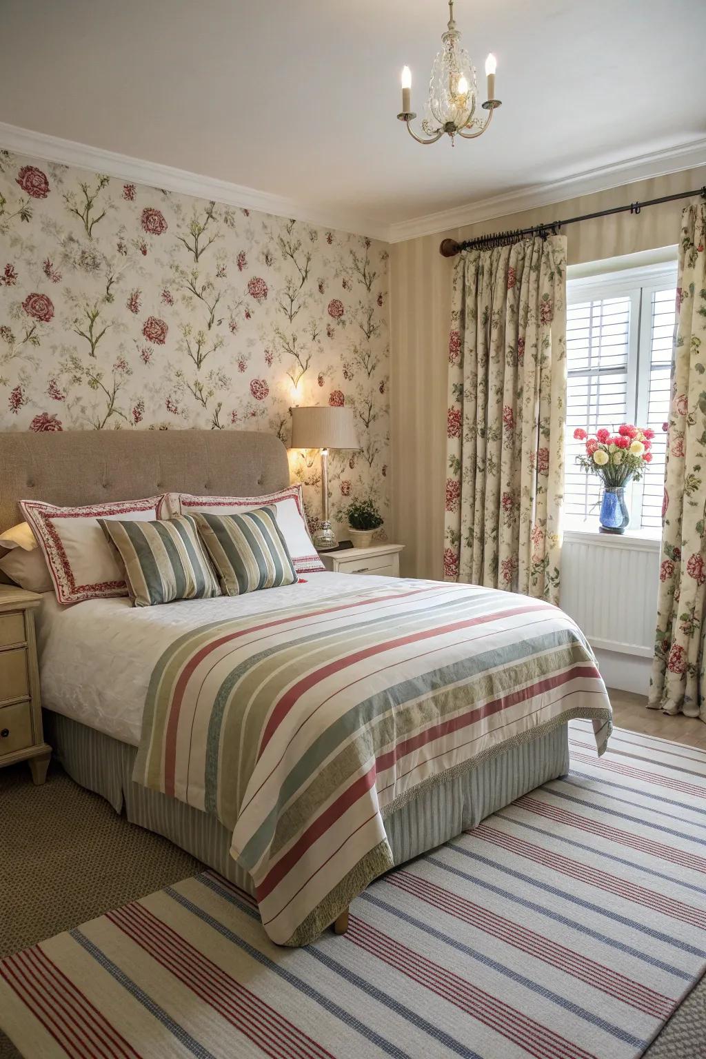 Mixed designs bring energy and character.