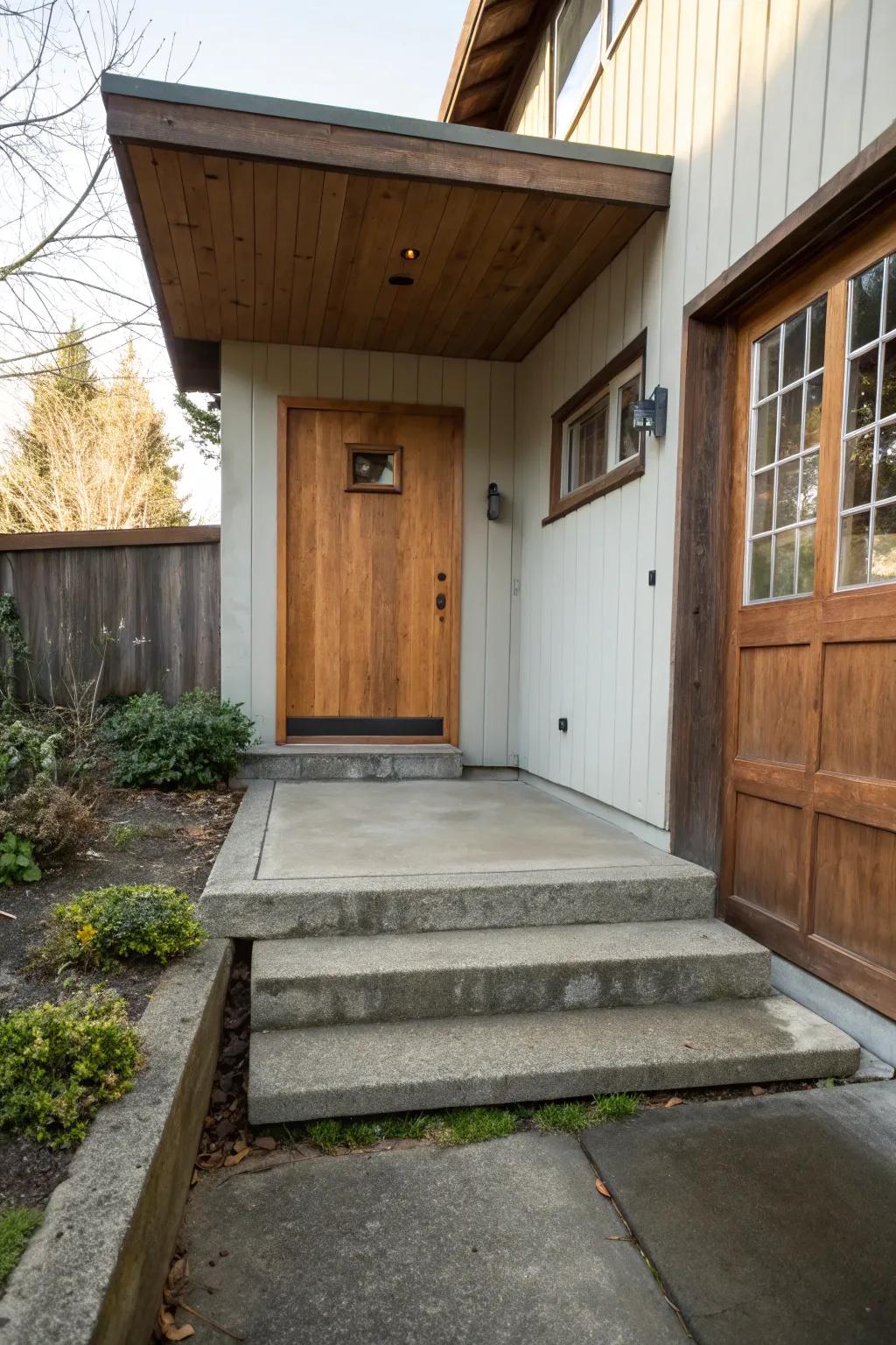 Changing steps make sure for a smooth flow into your home.