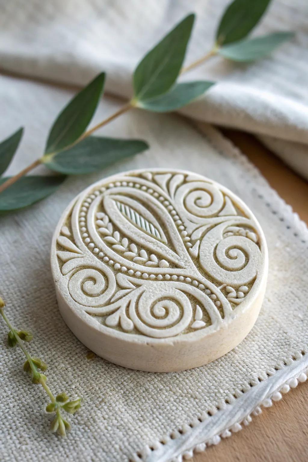 Reimagine your milieu through handcrafted polymer impressions. Welcome both simplicity and creativity. #DIYWallArt