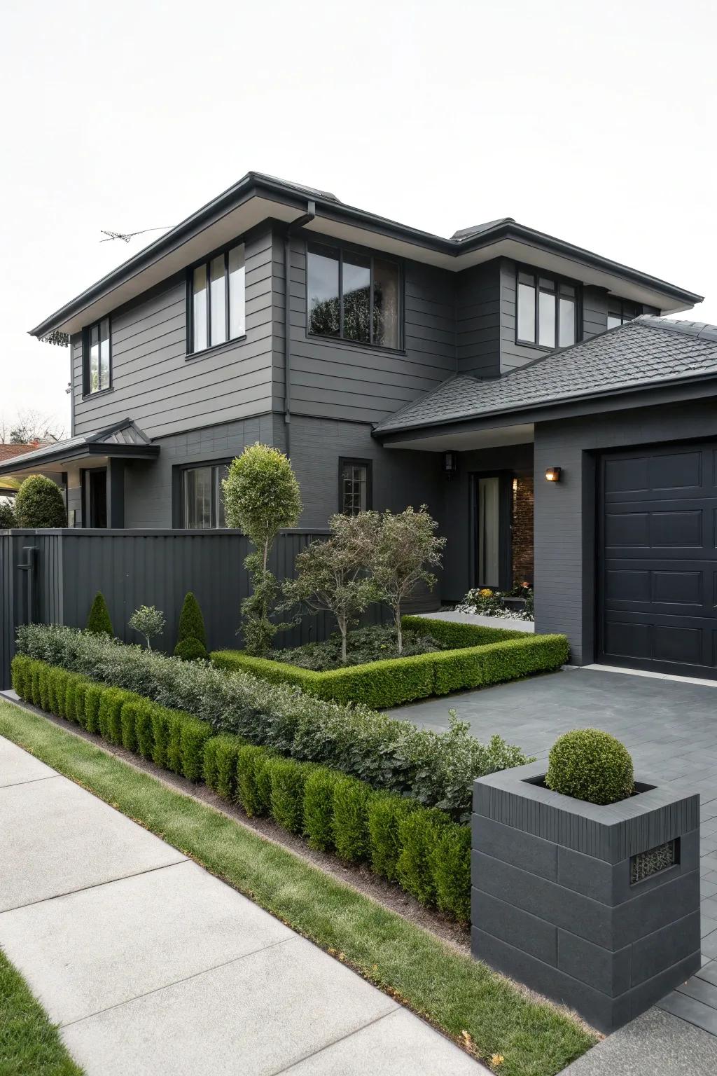 Sophisticated coal black for a modern edge.