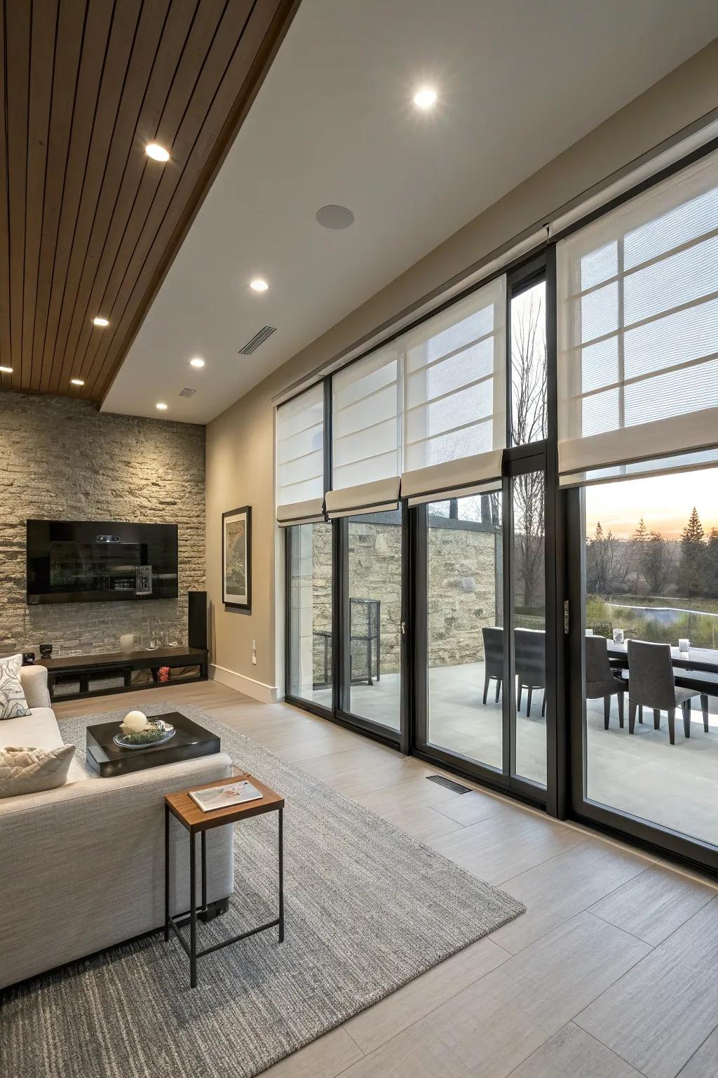Smart technology brings convenience to contemporary window designs.