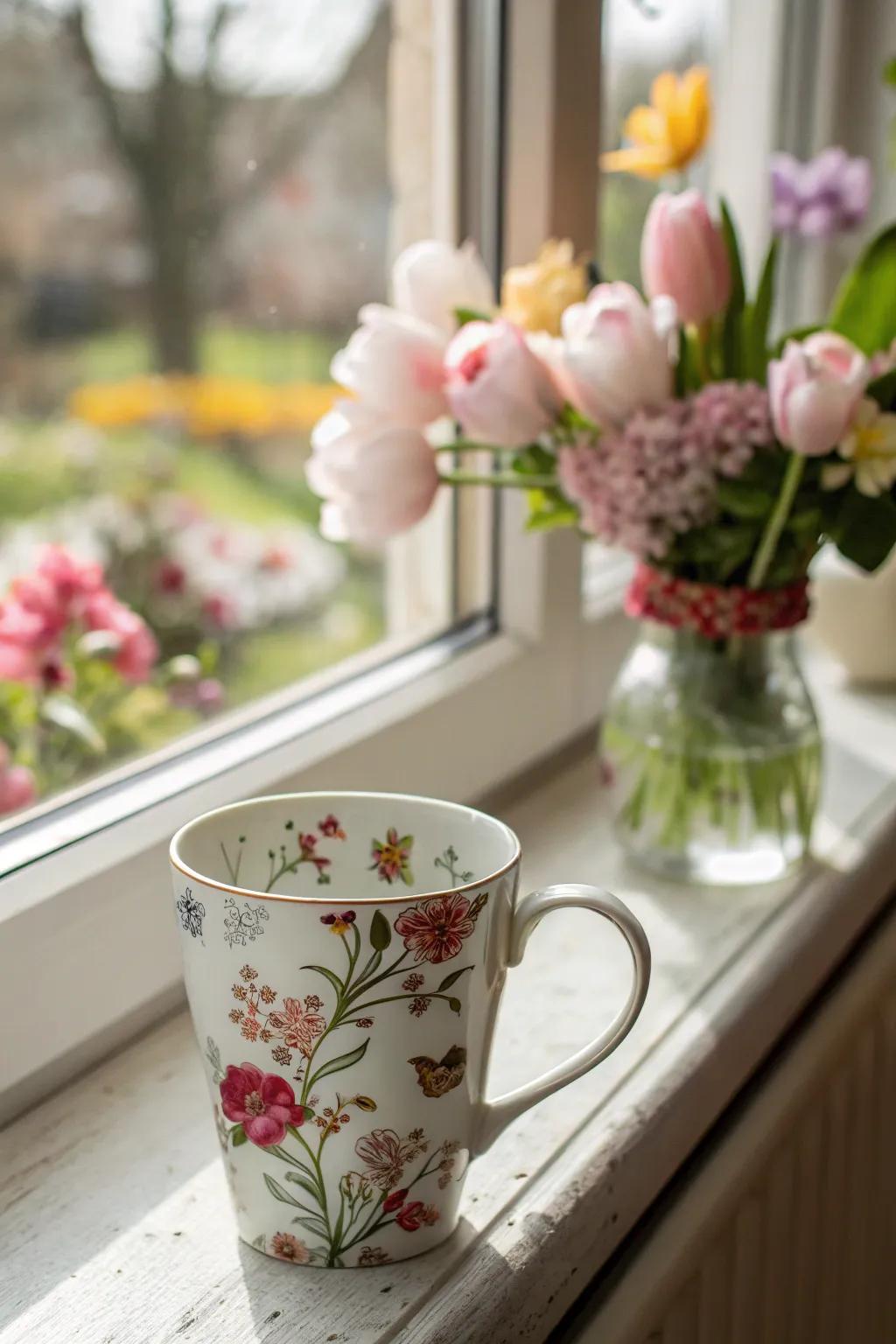 Periodic flower themes to honor nature's cycles.