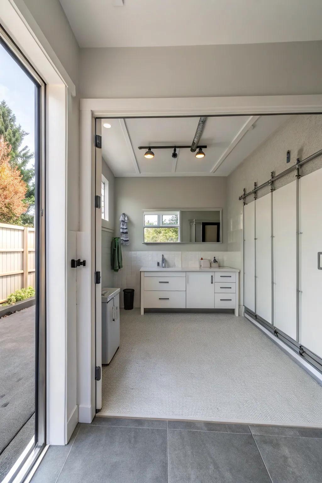 Minimalism delivers serenity through simplicity and clean design.