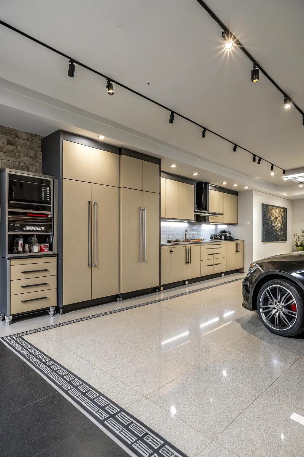 Sand fixtures deliver simple luxury with a modern edge.