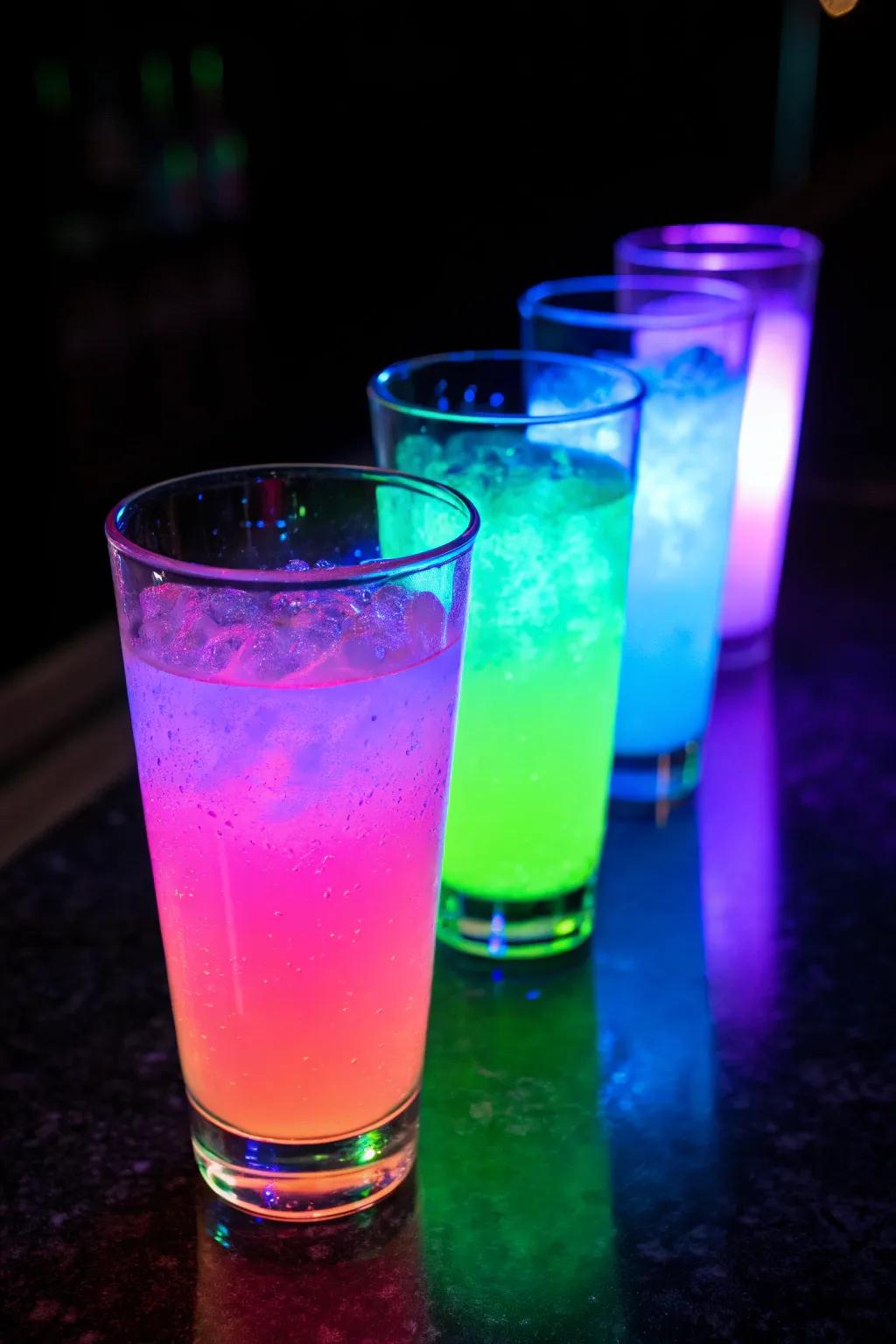 Bright beverages are both a visual and flavorful treat.