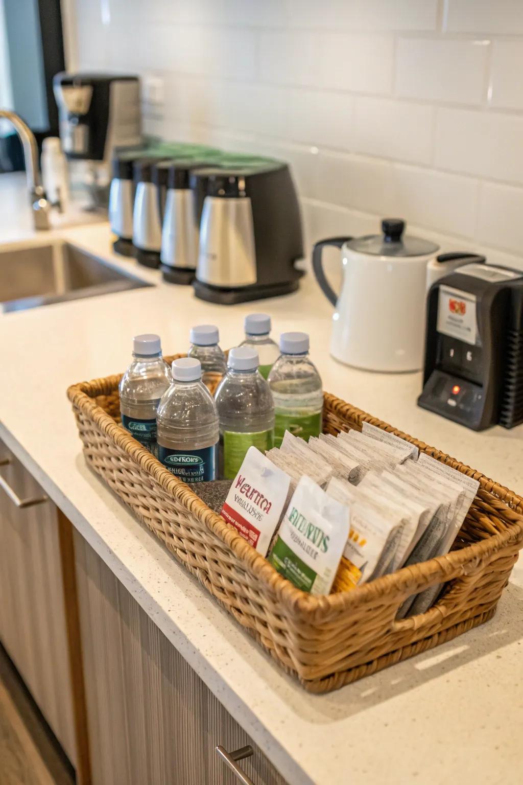 Refreshing drinks to keep your visitors hydrated.