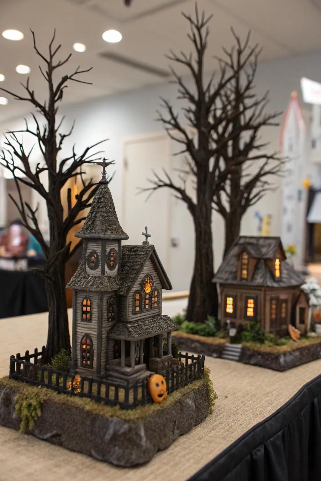 Fashion your own ghost borough with diminutive props.