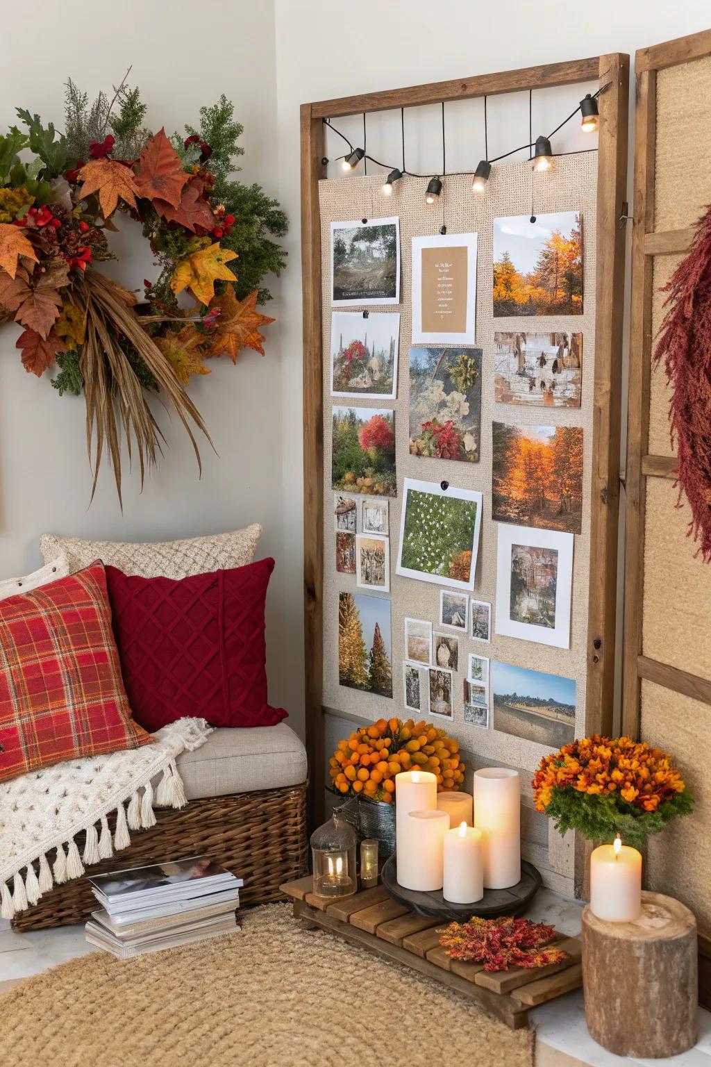 Stay in sync with nature by crafting a board that transforms with the seasons.