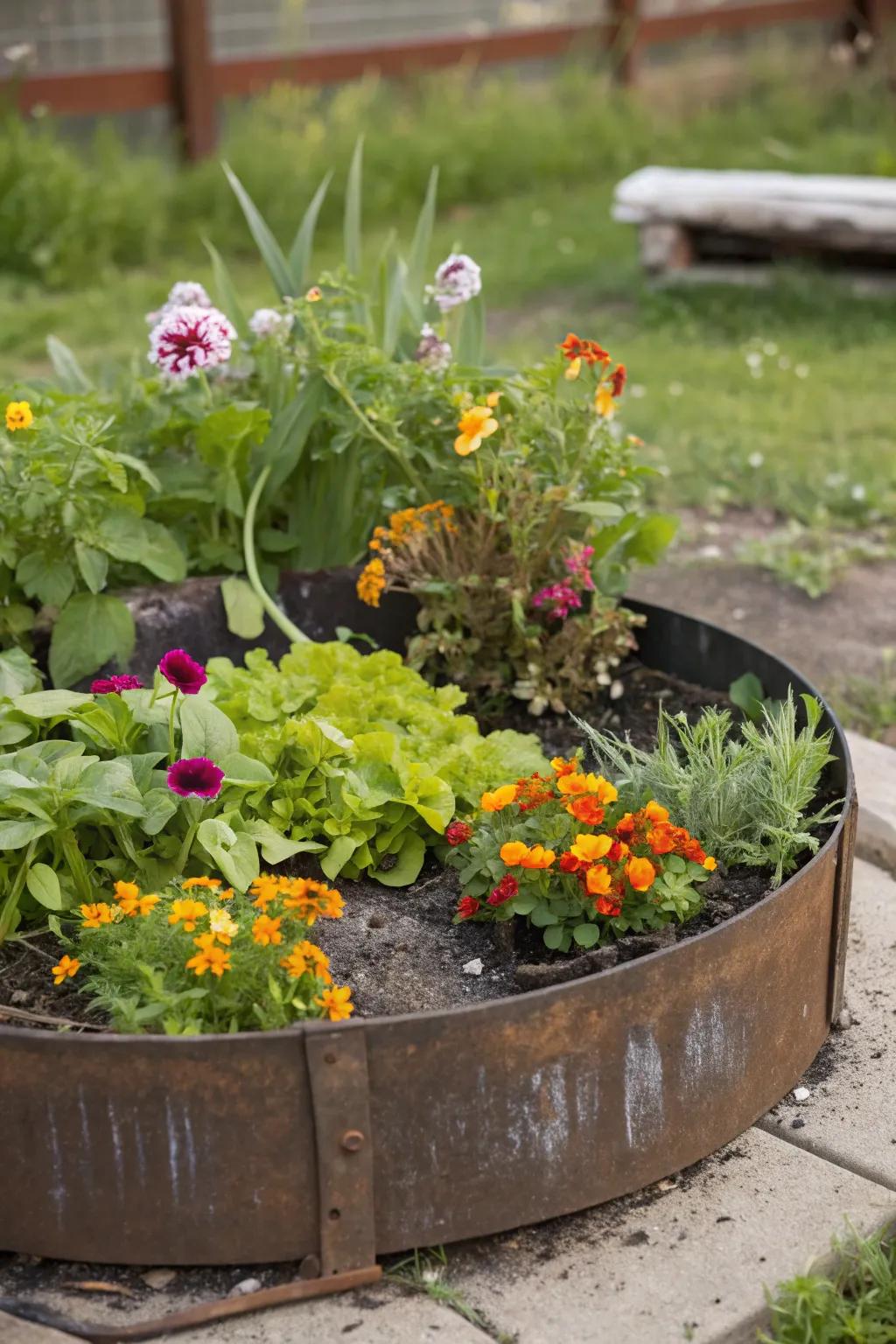 Metallic ember rings fashion exclusive, elegant circular uplifted areas.