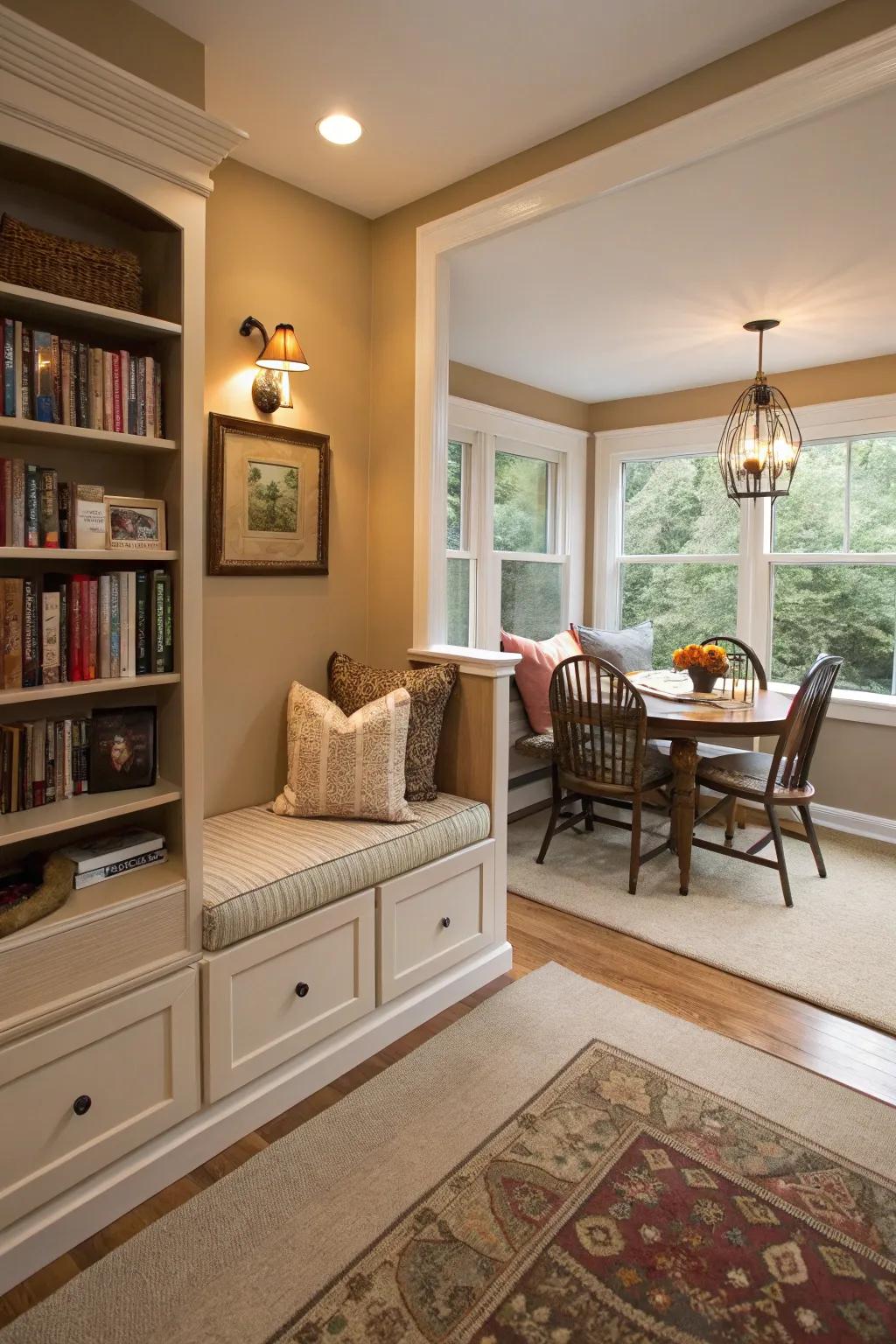 Multi-functional spaces offer practicality and flair.