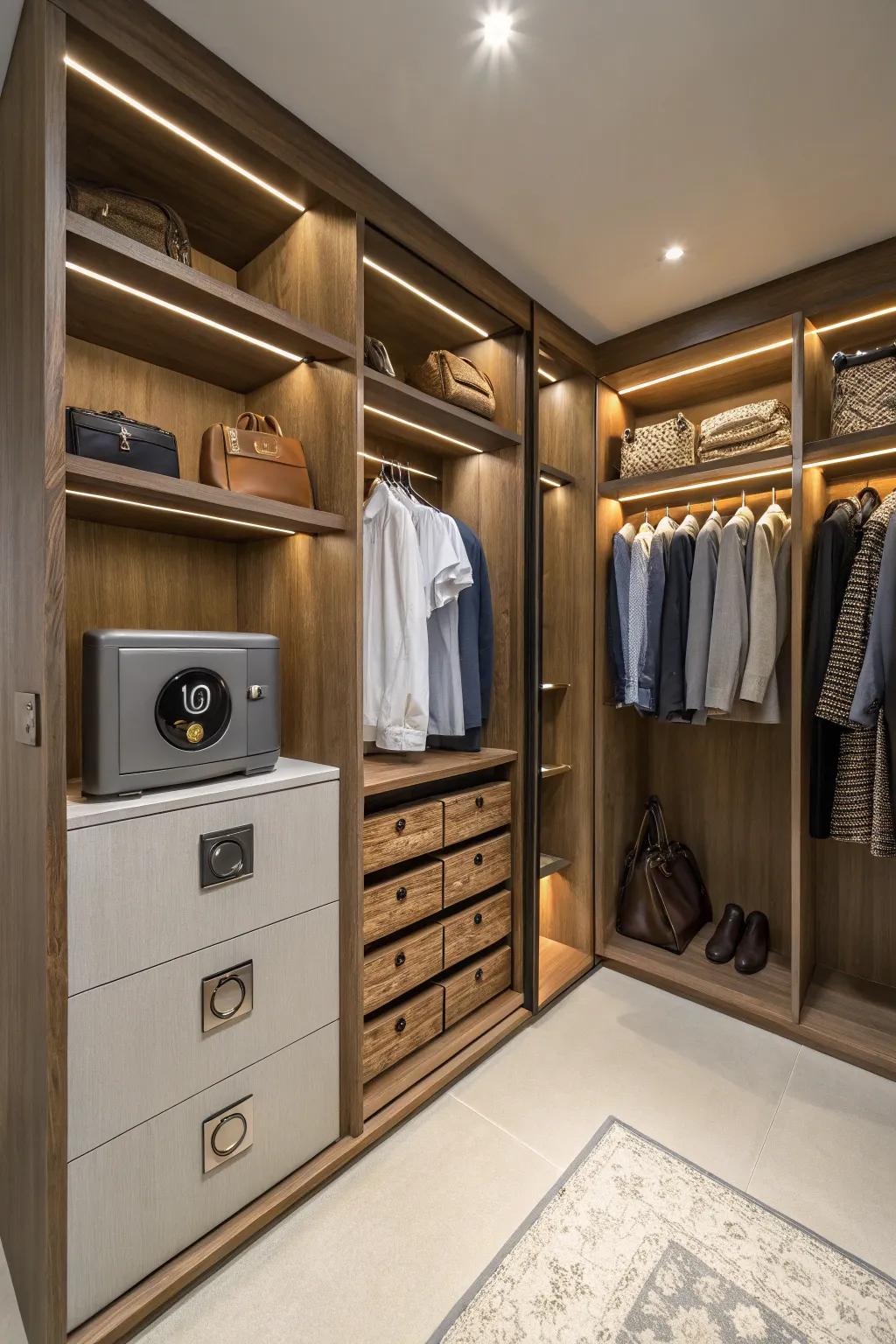 Secure your valuables discreetly and with style.