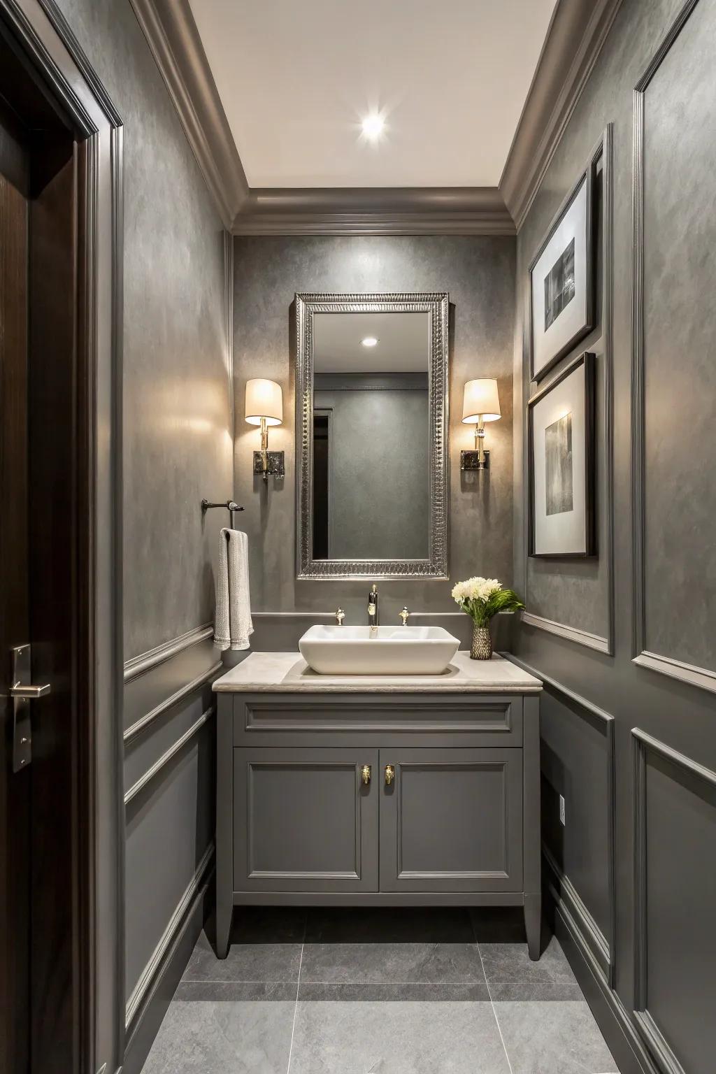 A single-color scheme offers a sleek and cohesive look.