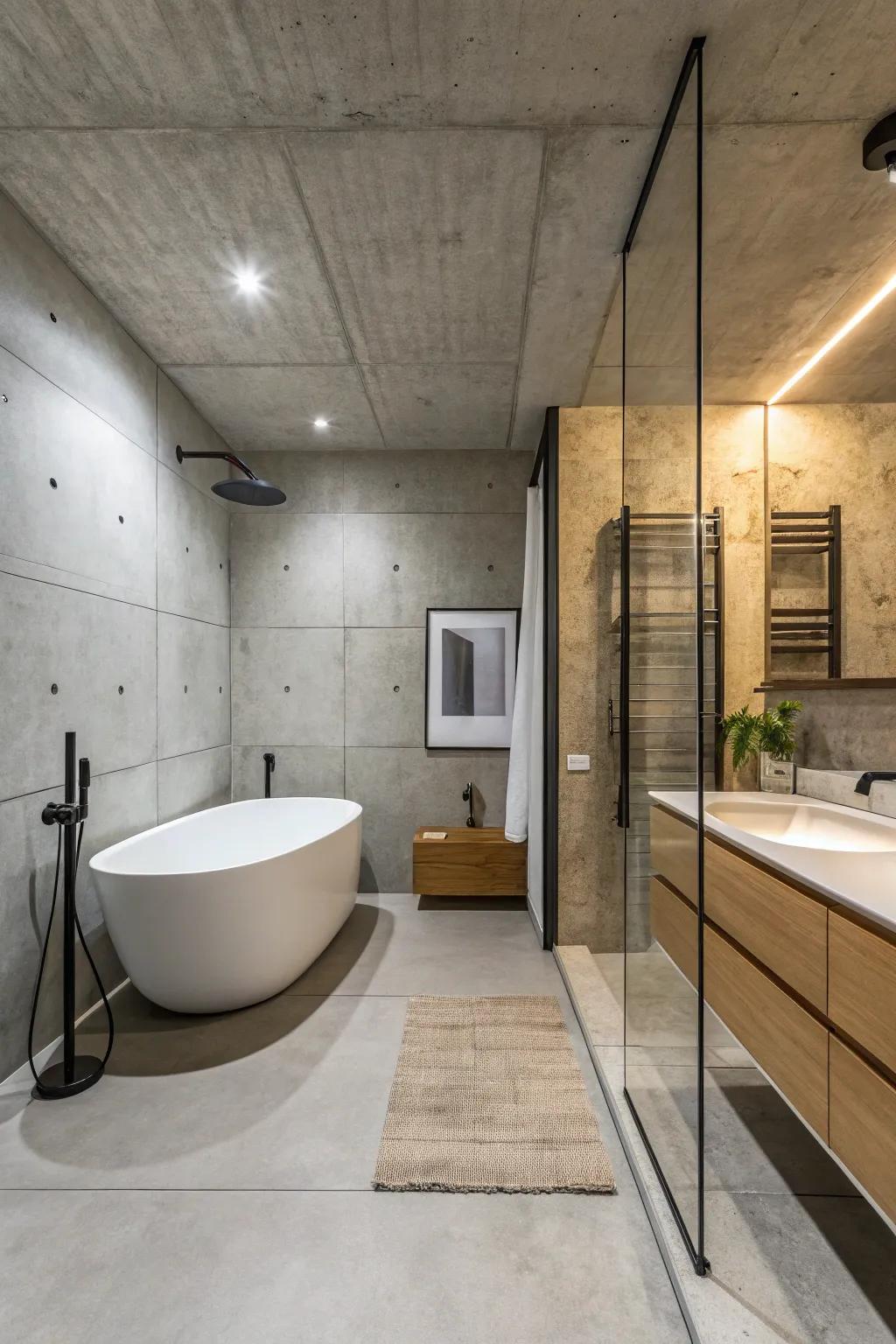 Solidified finishes for a metropolitan, masculine aesthetic.