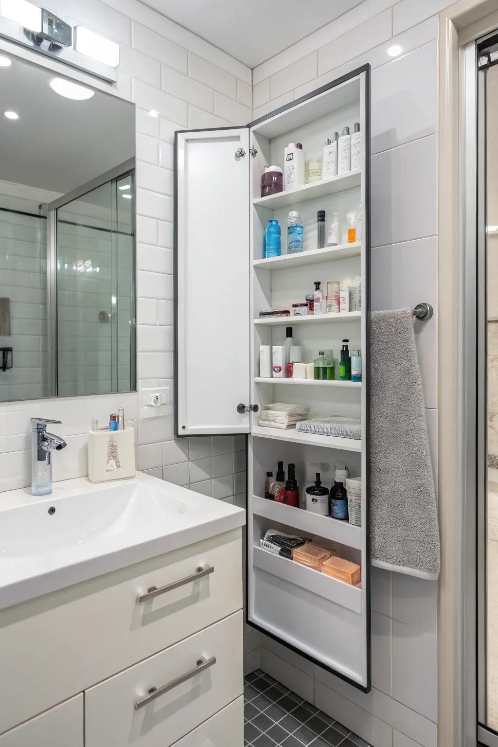 Corner cabinets optimize the use of every inch.
