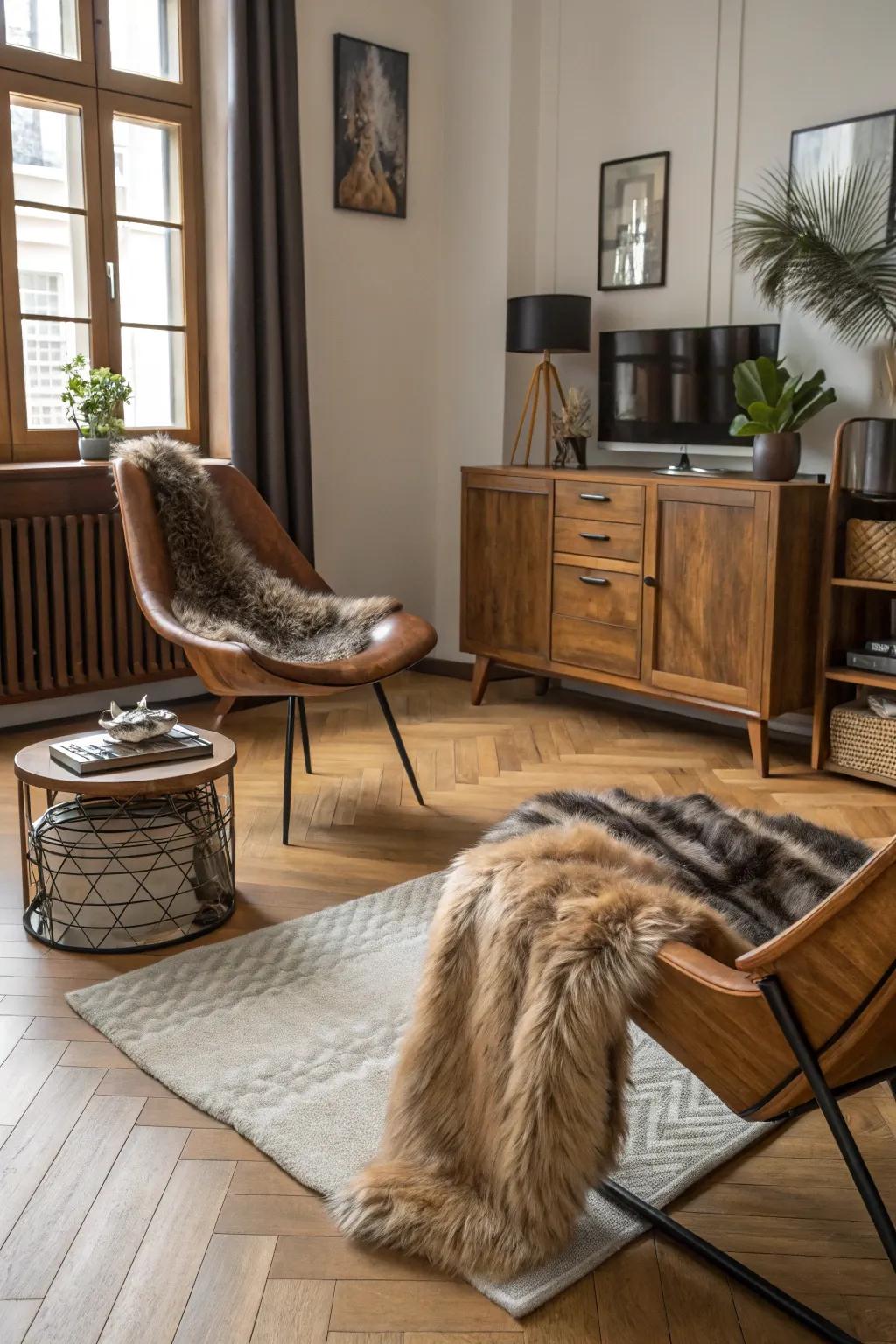 A visually appealing and tactile space.