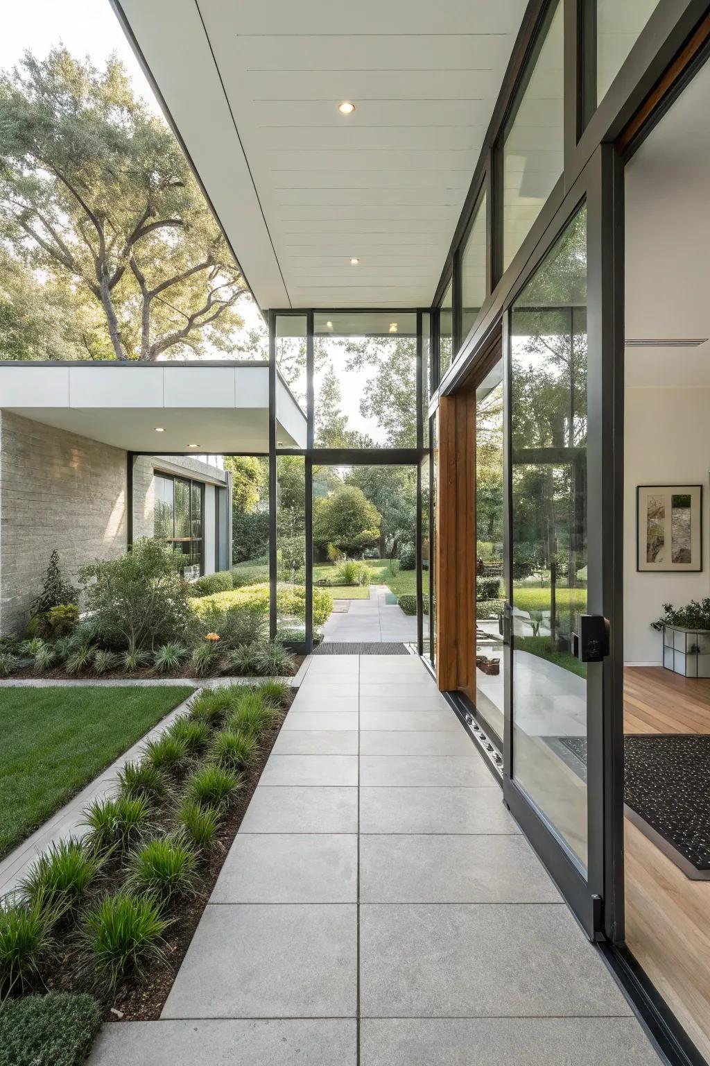 Smooth combination with surroundings produces harmony.