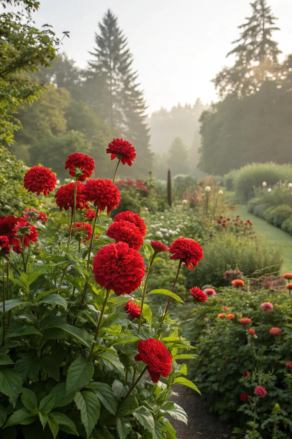 Divergent hues enliven contemporary landscapes.