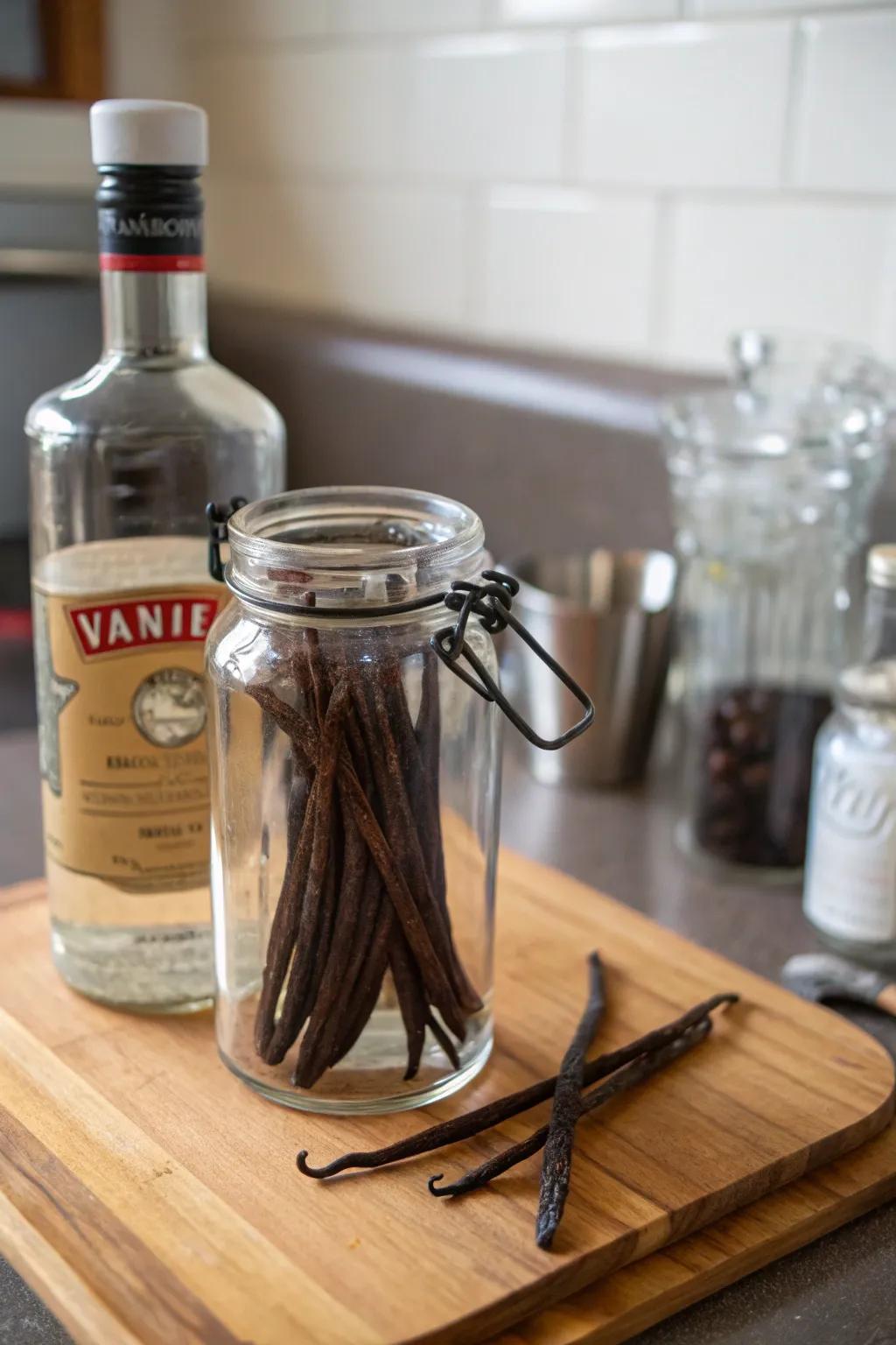A vanilla base that offers a welcoming aroma.