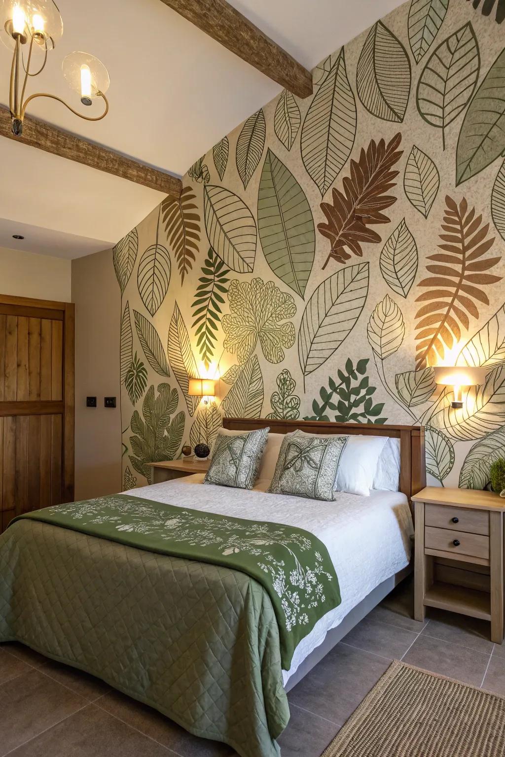 Nature-themed decor enhances the outdoor connection.