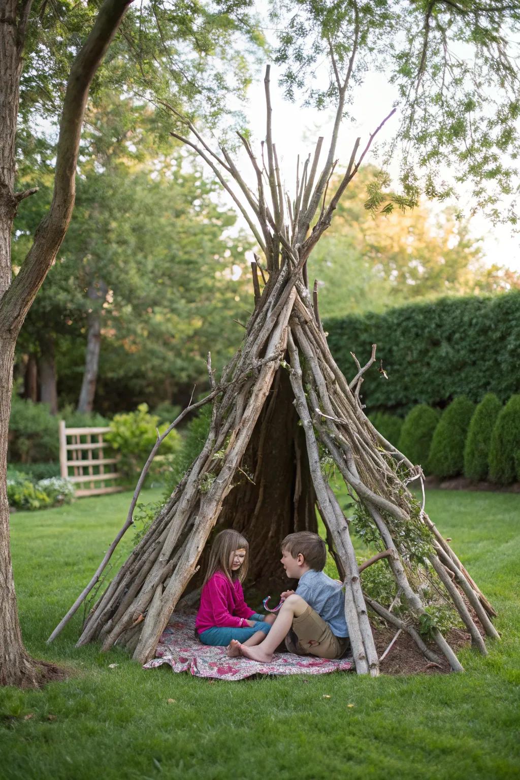 Limb shelters fashion cozy storytelling nooks.
