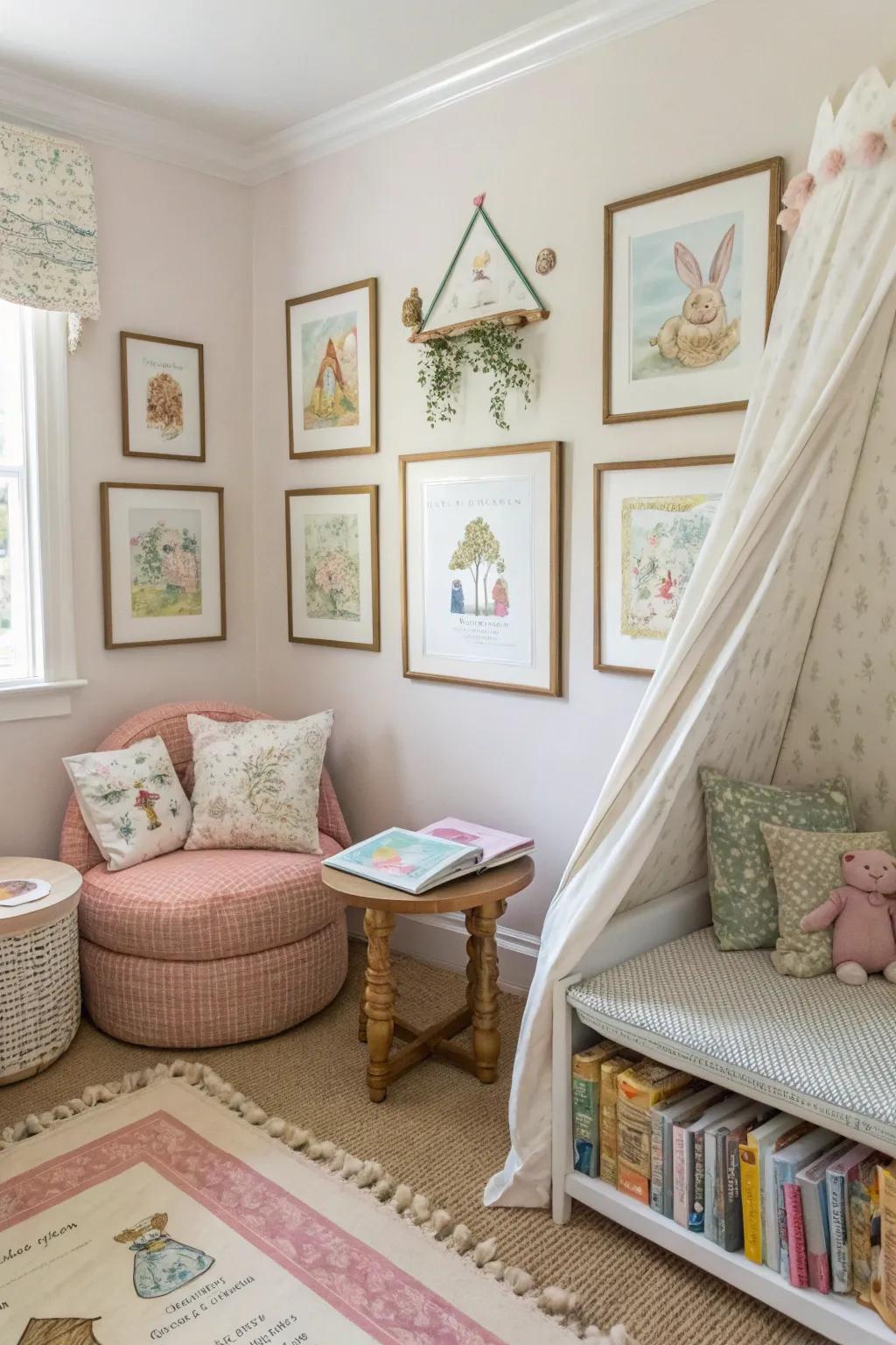A storybook-themed nursery that sparks ingenuity and wonder.