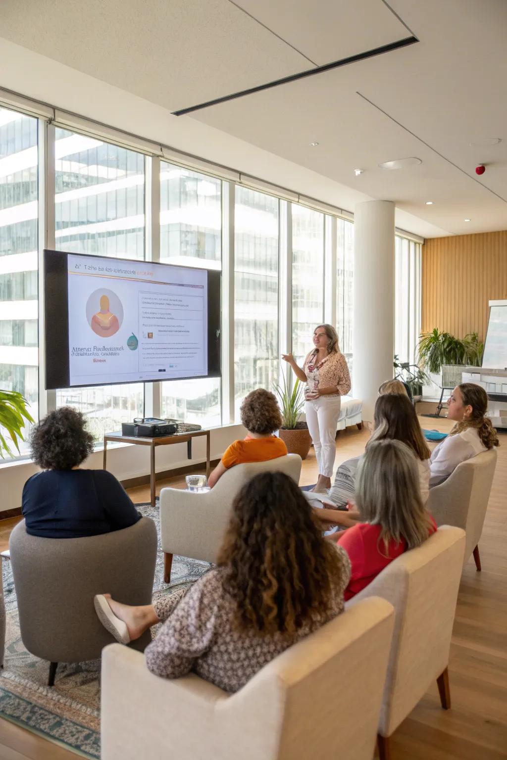 Empower employees with valuable knowledge through wellness workshops.