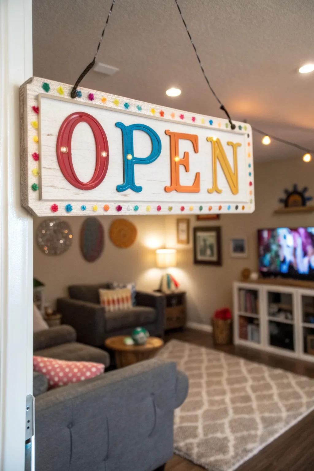 Fill your home with joy through a whimsical welcome display.