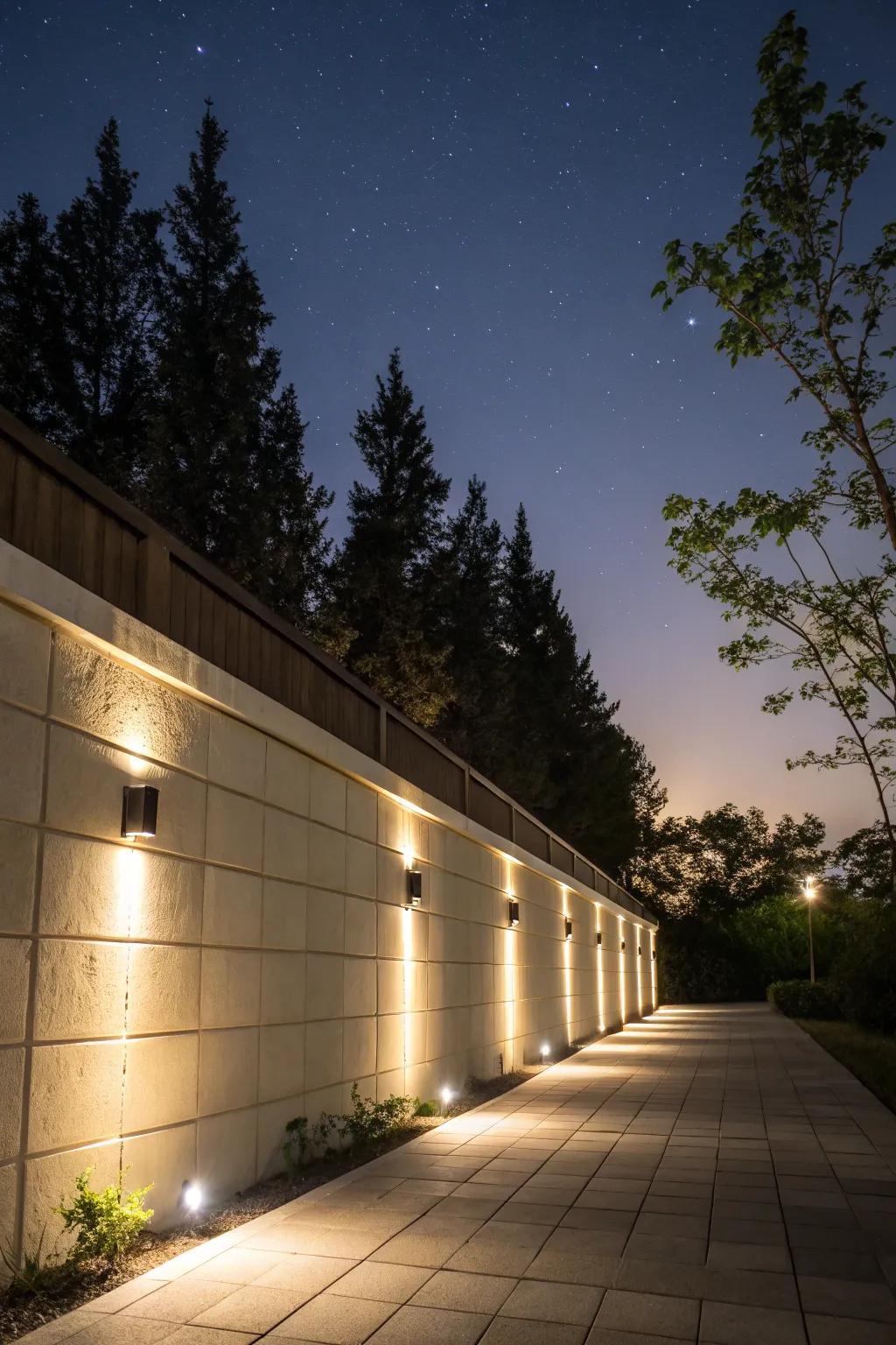 Protect the night skies with minimal light emission lighting.