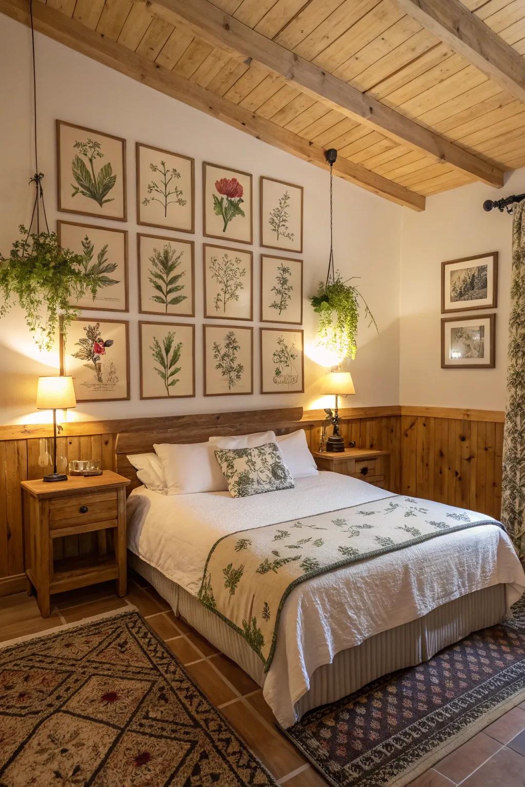 Nature-inspired aesthetic contributes tranquility to the area.