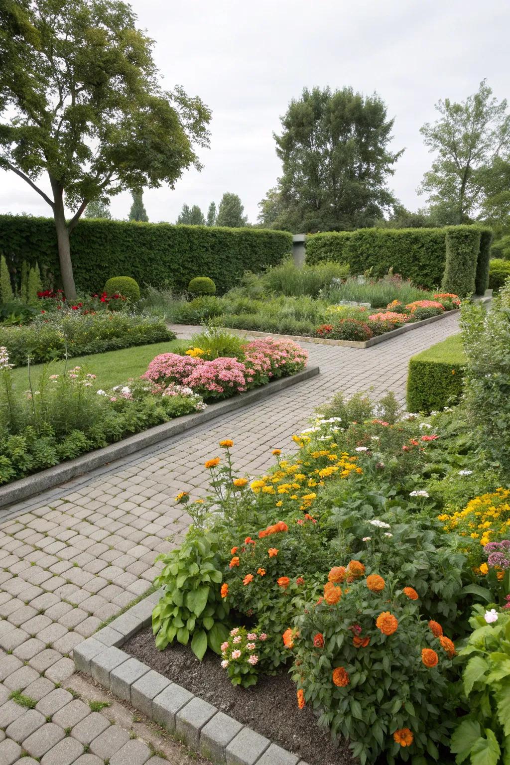 Eco-conscious paver choices support a healthy garden ecosystem.