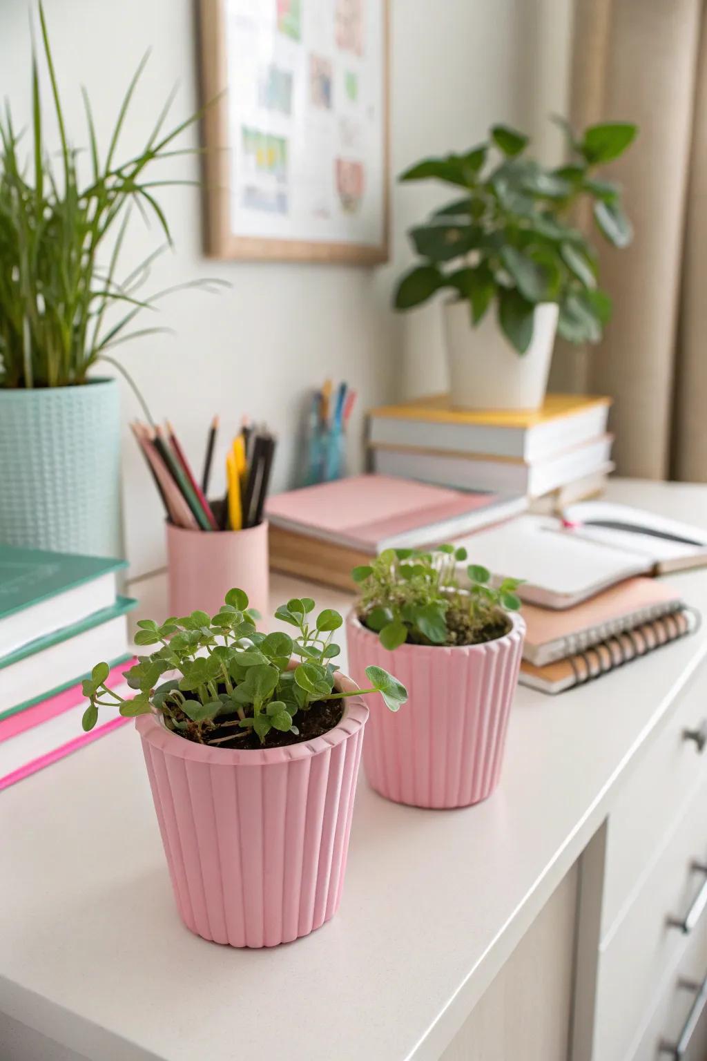 Adding a touch of nature brings life and color to your dorm.