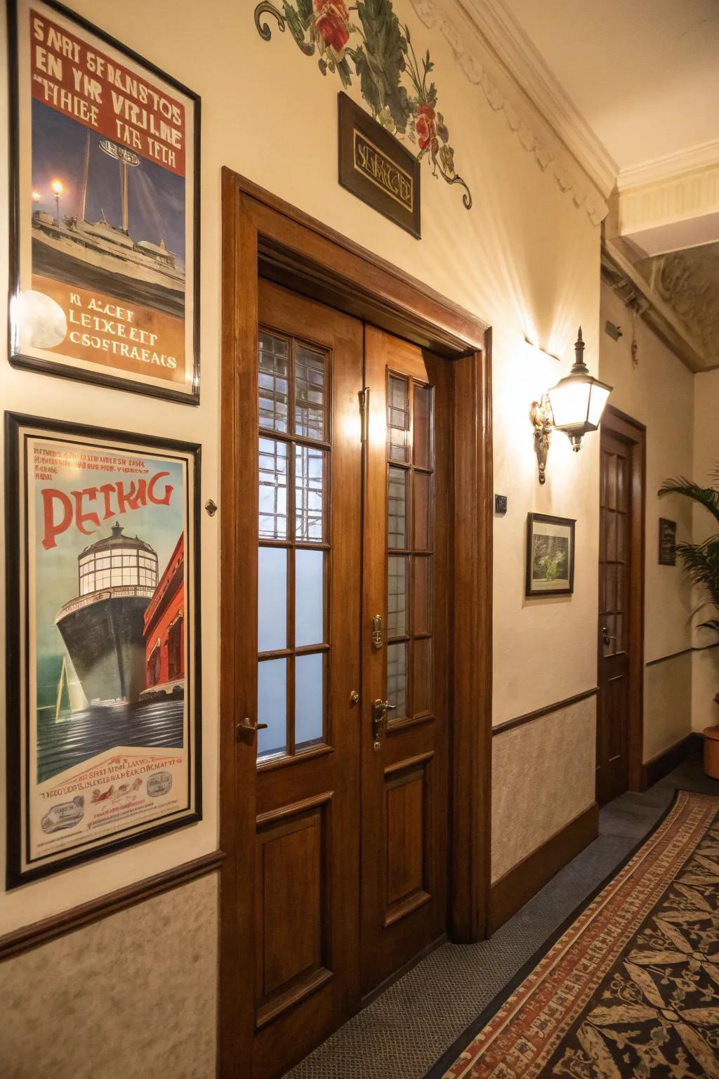 Nostalgic artwork that transports you to another time.